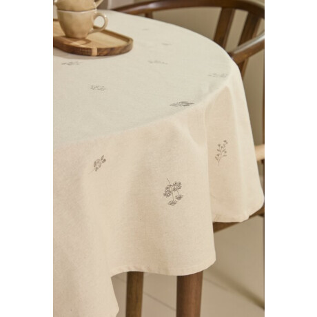 Mantel ENGFIOL Ø160 beige/gris peso: 0.08
