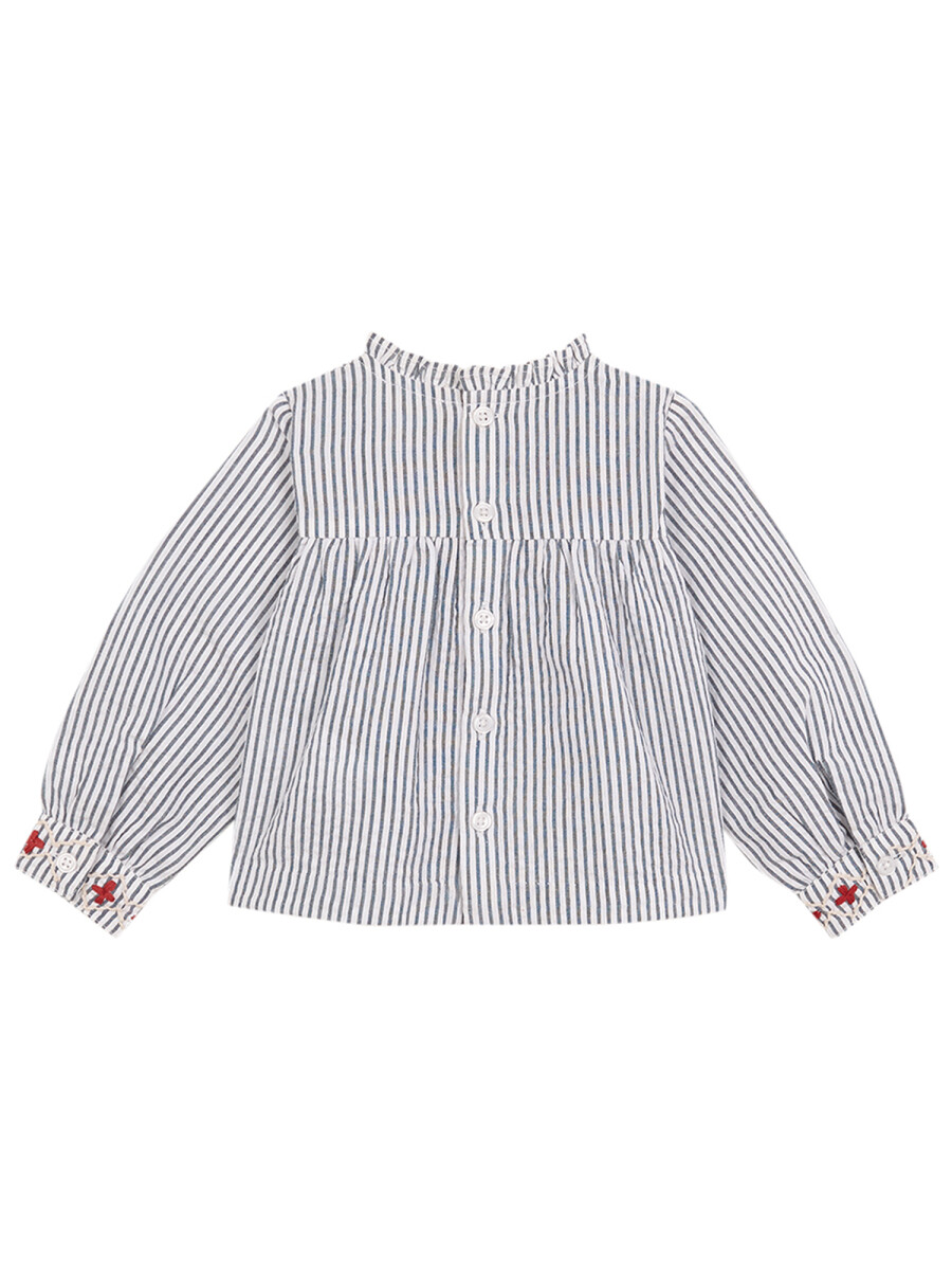 Blusa Con Nido De Abeja Turquesa Oscuro