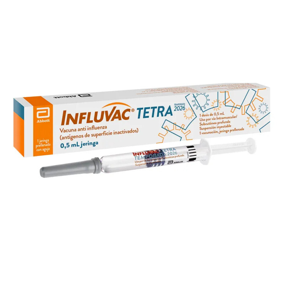INFLUVAC TETRA VAC. ANTIGRIPAL JERINGA P única