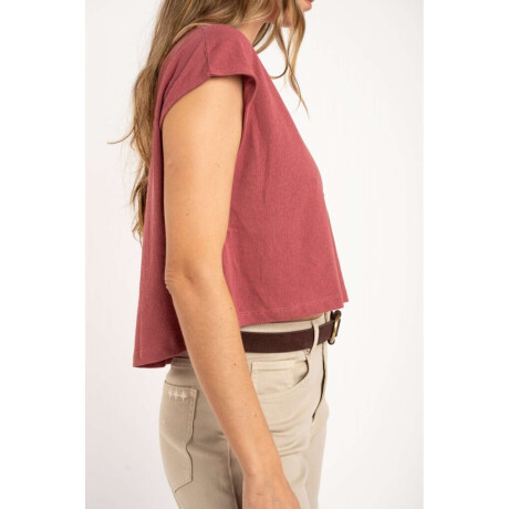 Remera Algod0n Burgundy