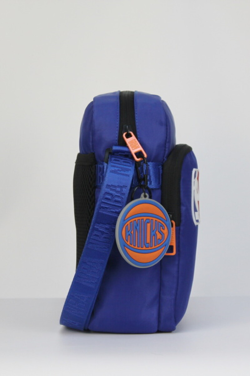 Morral clásico doble cierre New York Nicks - NBA Azul