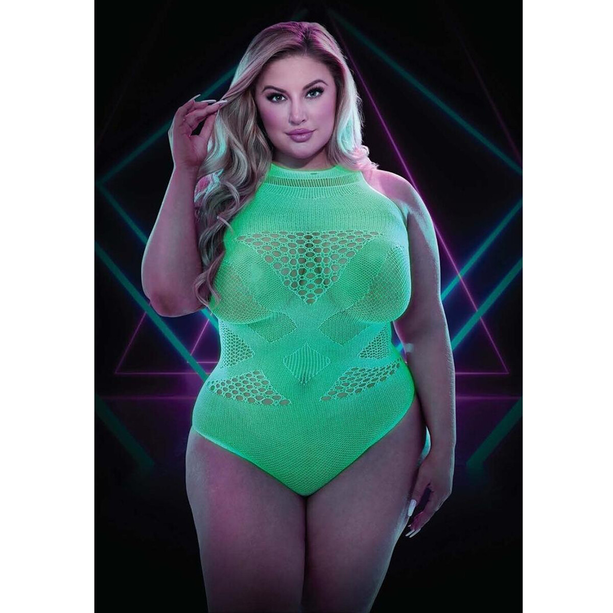 Body Glow In The Dark High Cut Teddy Lapdance 