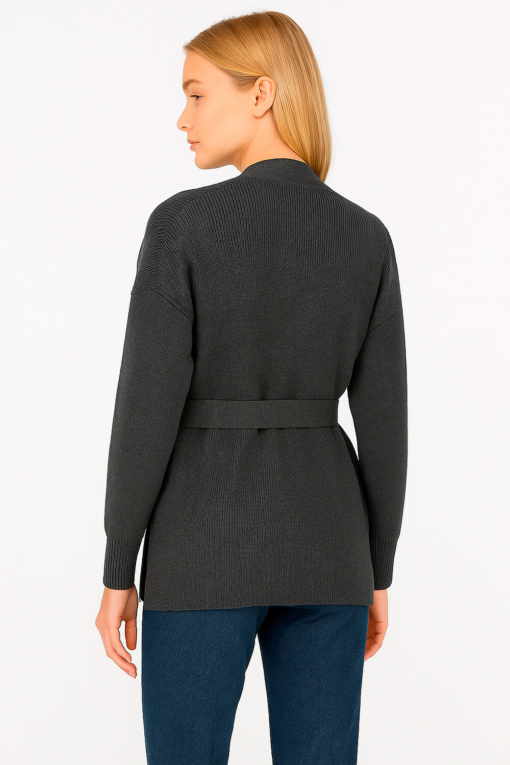Saco Obol Gris Melange Oscuro