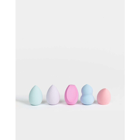 Set De Esponjas Aplicadoras On The Glowy Side Combinacion Multicolor