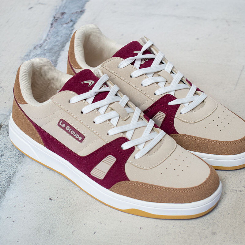 Zapato Hombre LeGroupe CAMEL/BURGUNDY