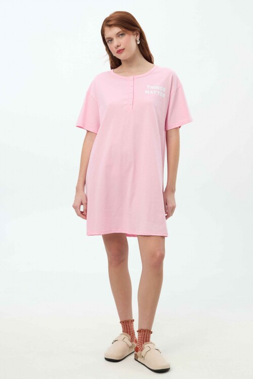 Camisón Fran Rosado