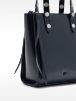 Bolso Tote Con Tachuelas azul-marino