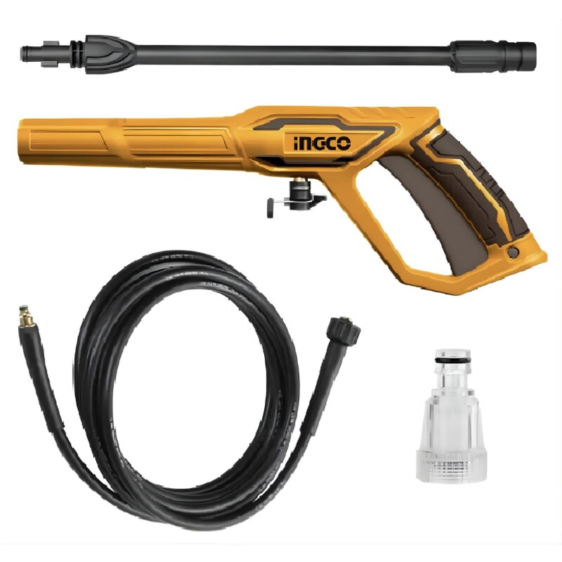 Hidrolavadora Ingco 1600W 140Bar Motor a Carbones C/Autostop Hidrolavadora Ingco 1600W 140Bar Motor a Carbones C/Autostop