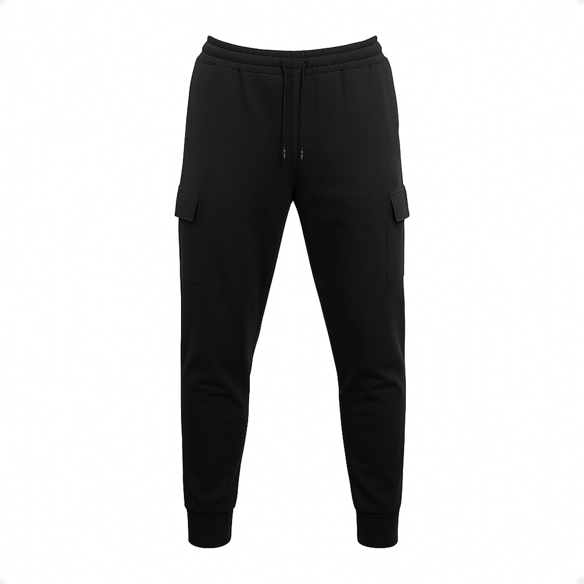 Pantalón Jogging Deportivo Tipo Cargo - Negro 