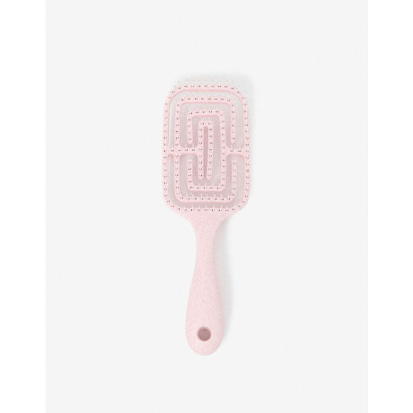 Cepillo Ergonómico De Wheatstraw Rosa Claro