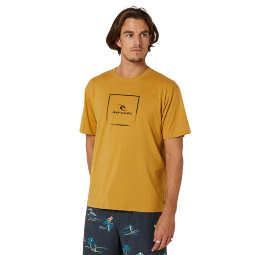 Remera MC Rip Curl Corp Icon Tee - Amarillo Remera MC Rip Curl Corp Icon Tee - Amarillo