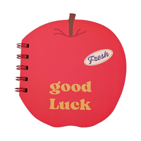 Libreta frutas manzana