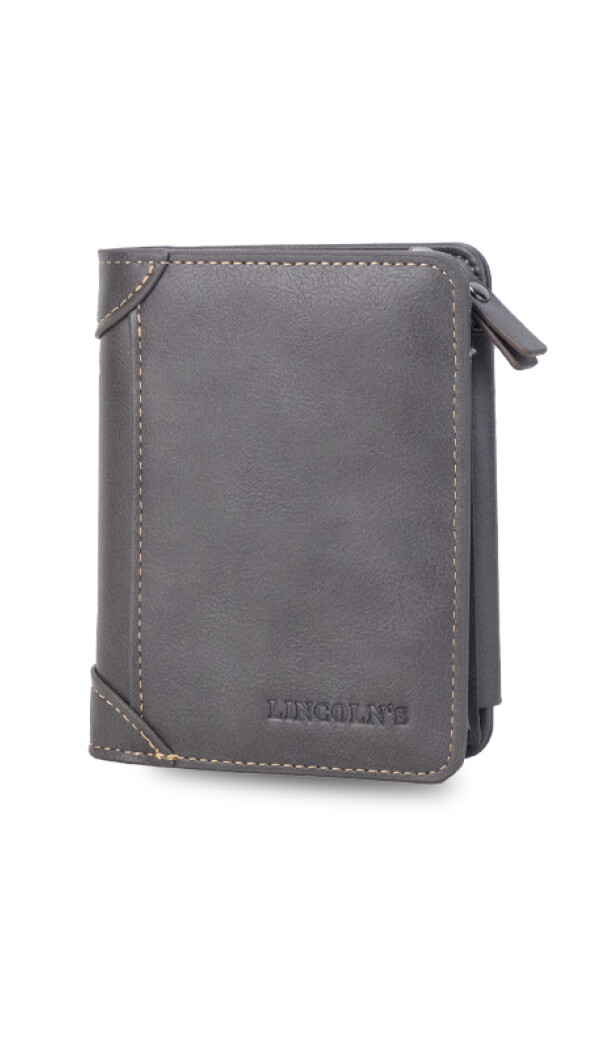 BILLETERA CERVANTES GRIS