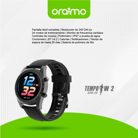 Smartwatch Oraimo Tempo W2 V01