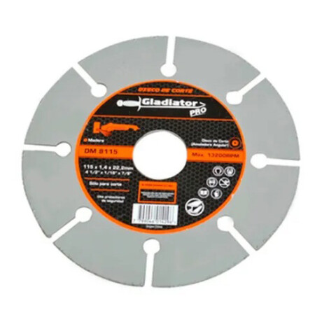 Disco Gladiator P/Madera Dm8115 41/2x1.0x22.2mm.- Disco Gladiator P/Madera Dm8115 41/2x1.0x22.2mm.-