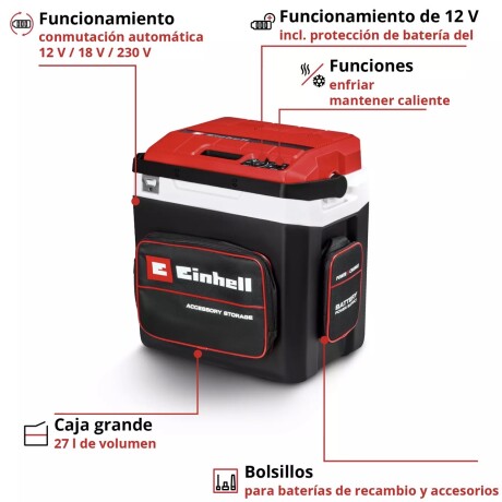 CONSERVADORA FRIO/CALOR INALAMBRICA TE-COL 18/27 Li-Solo CONSERVADORA FRIO/CALOR INALAMBRICA TE-COL 18/27 Li-Solo