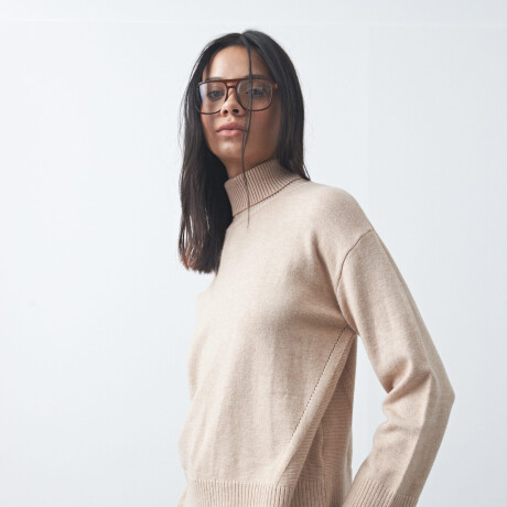 POLERA JAMIRO Beige Melange