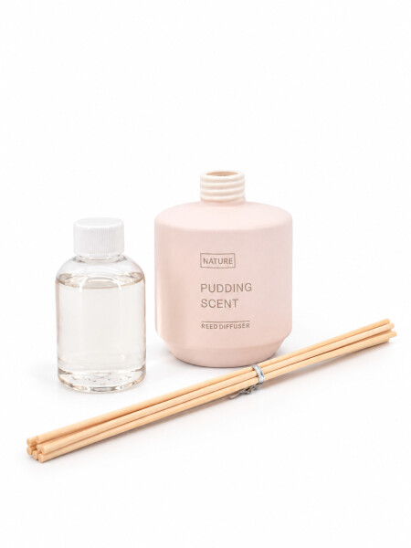 DIFUSOR CERAMICA CON VARILLAS 100ML FRESH GRIS CLARO (V)