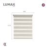 Cortina Roller Zebra Simple Lumax 1.6 X 2.1m Gran Calidad Beige