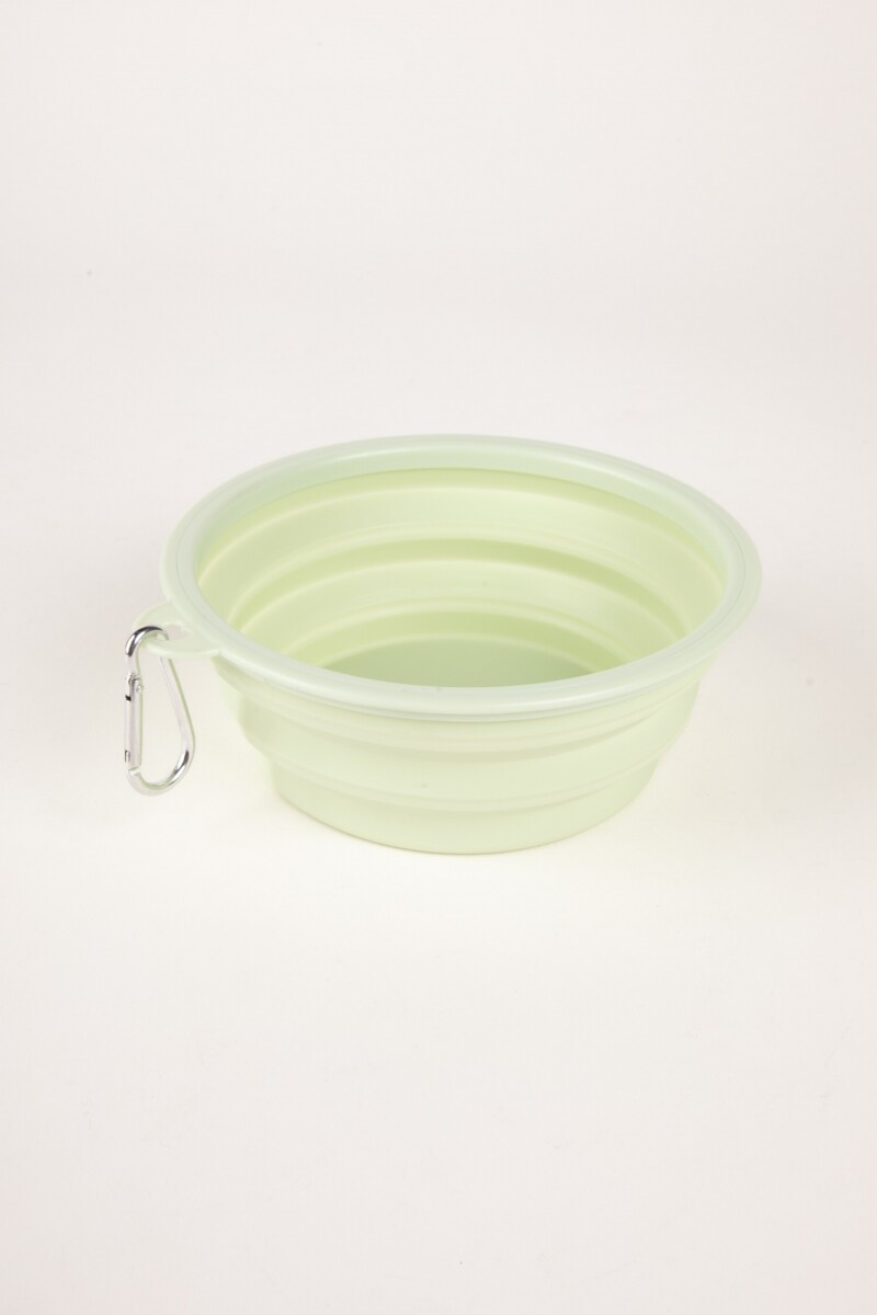 PLATO MEDIANO PLEGABLE DE SILICONA PARA PERRO 