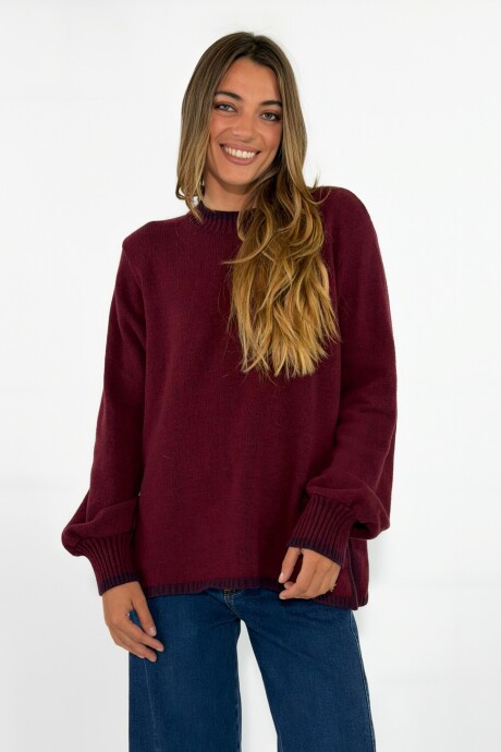 SWEATER BRUMA Bordo