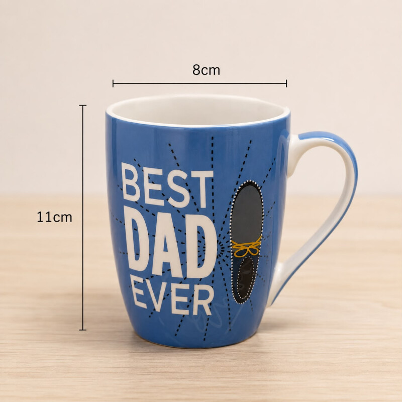 Taza de Cerámica 340ml Día del Padre Celeste