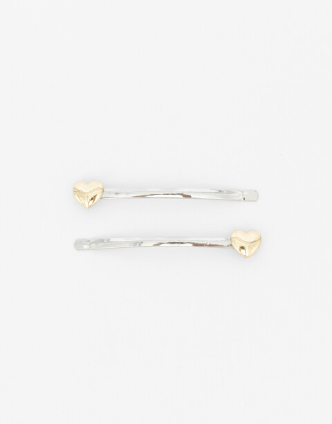 Horquillas con Accesorios Metal Set De Horquillas Clips Biplating - Combinacion Bicolor