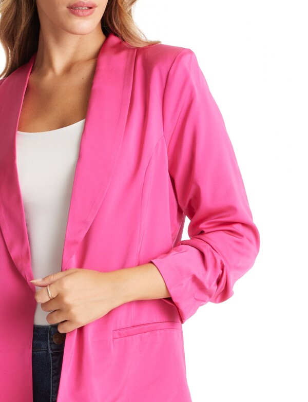 Blazer Saten FUCSIA
