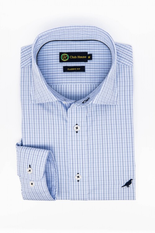 Camisa Short collar Fantasia- Trento