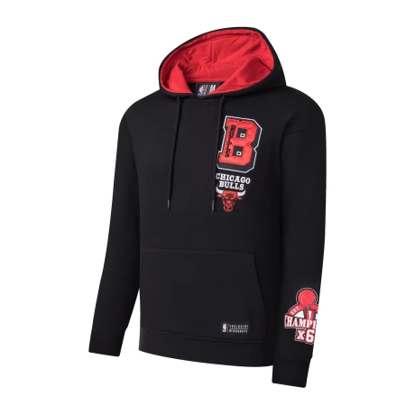 Canguro Nba Hombre Hoodie M Bulls NBAHD523115-BLK1 S/C