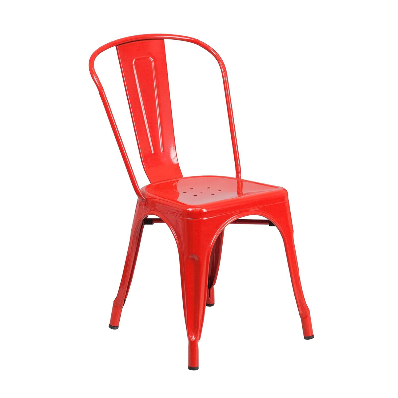 Silla Tolix opaca en metal varios colores Metal