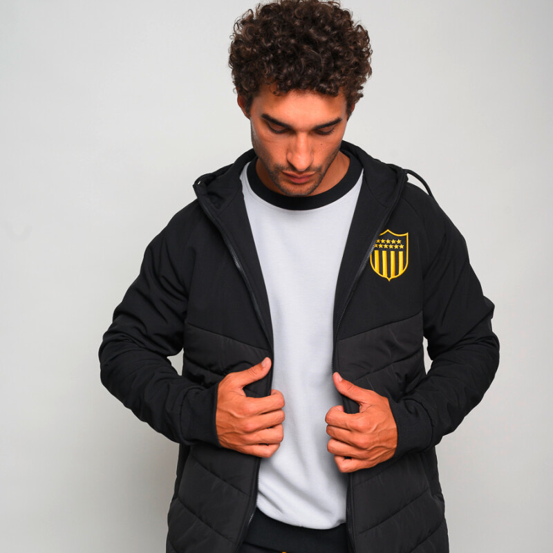 Abrigo Parka Jet de Hombre Negro