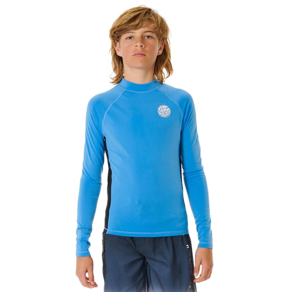 Lycra Rip Curl Icons Uv Brushed L/S - Celeste 