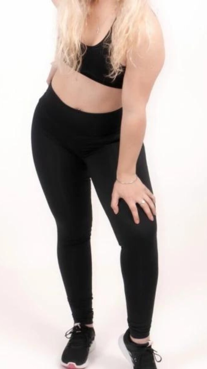 CALZA CODIGO LYCRA CON ALGODÓN - NEGRO 
