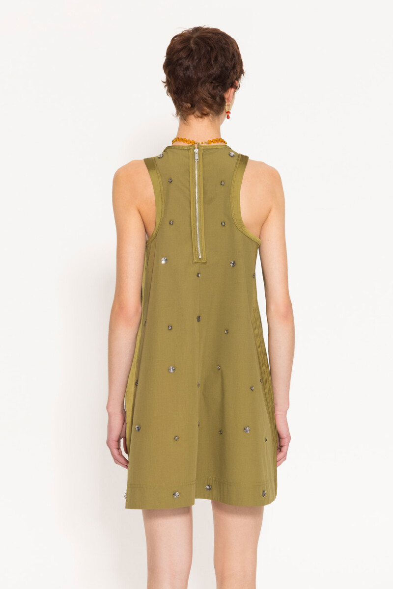 VESTIDO SPARK Verde Militar