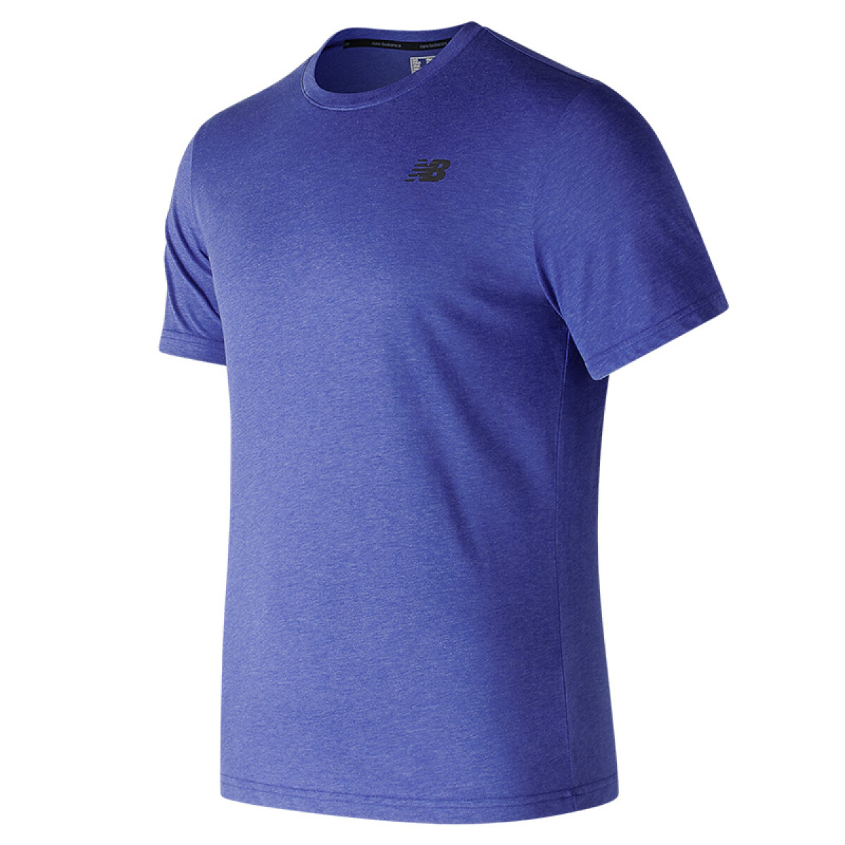 Remera New Balance Hombre MT73080TRY HEATHER TECH SS - TEAM ROYAL 