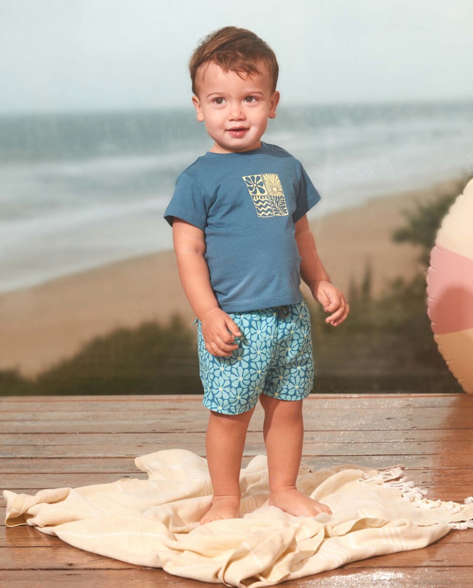 Camiseta Con Print - Piedra 