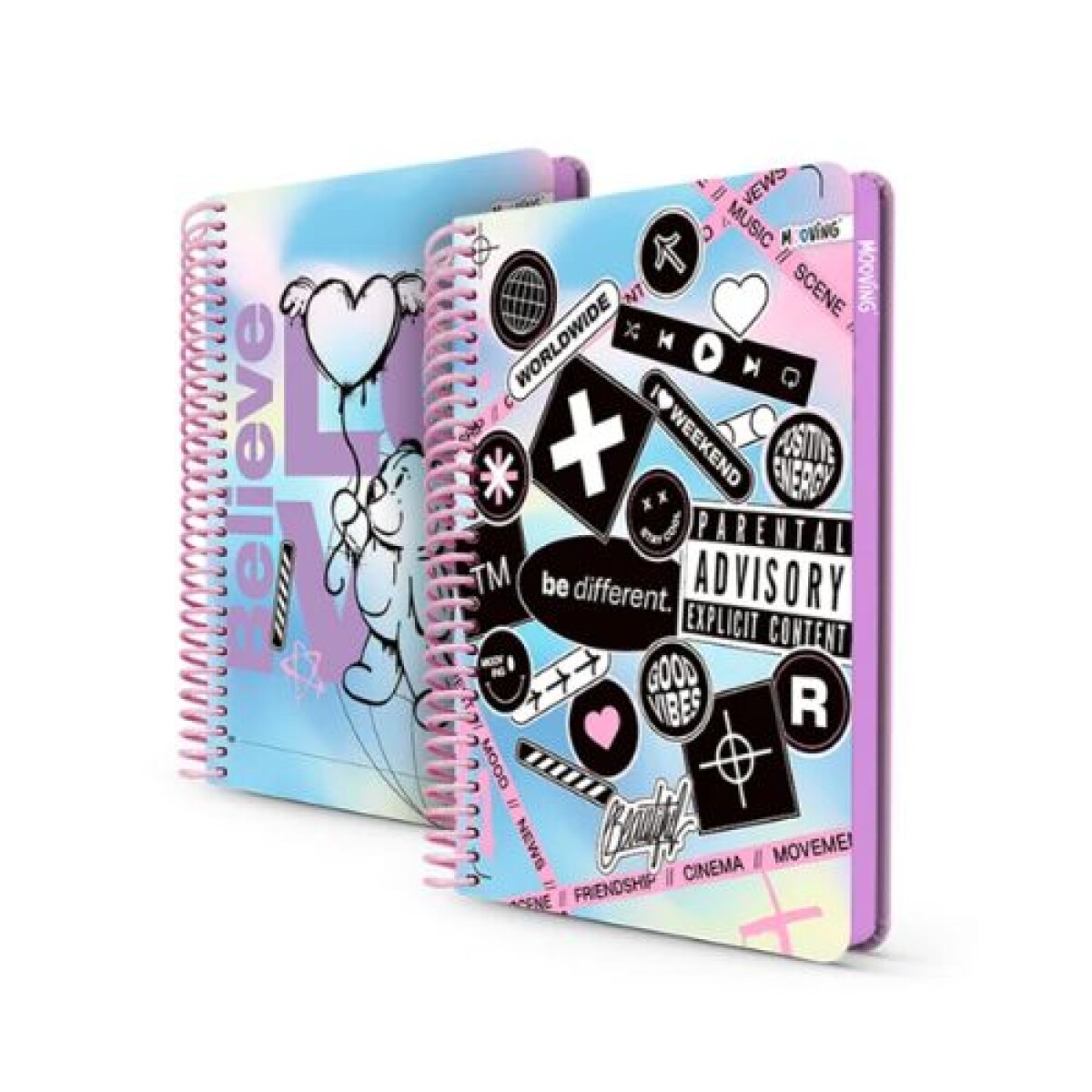 Cuaderno premium Mooving GRL PWR Carta 96 hojas UN - Cuaderno Premium Mooving Grl Pwr Carta 96 Hojas Un 