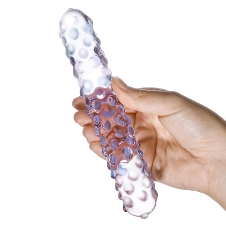 Purple Rose Nubby Dildo Vidrio Glas Purple Rose Nubby Dildo Vidrio Glas