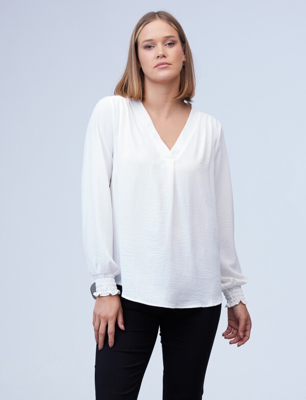 Blusa Frunces CRUDO