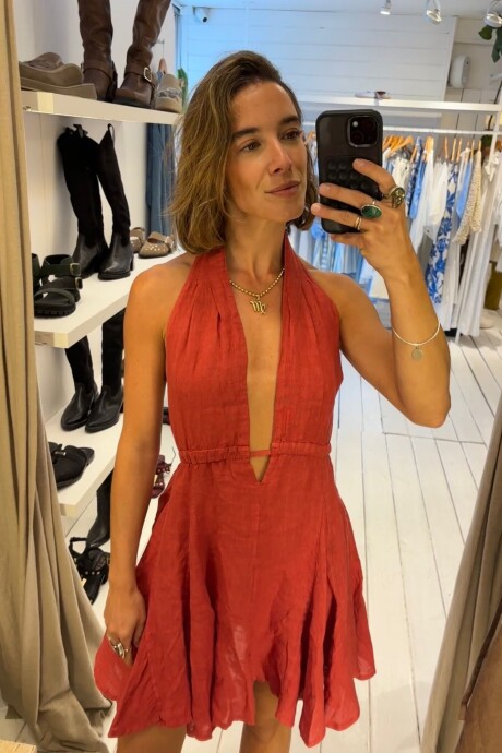 Vestido Bellur Bordeaux