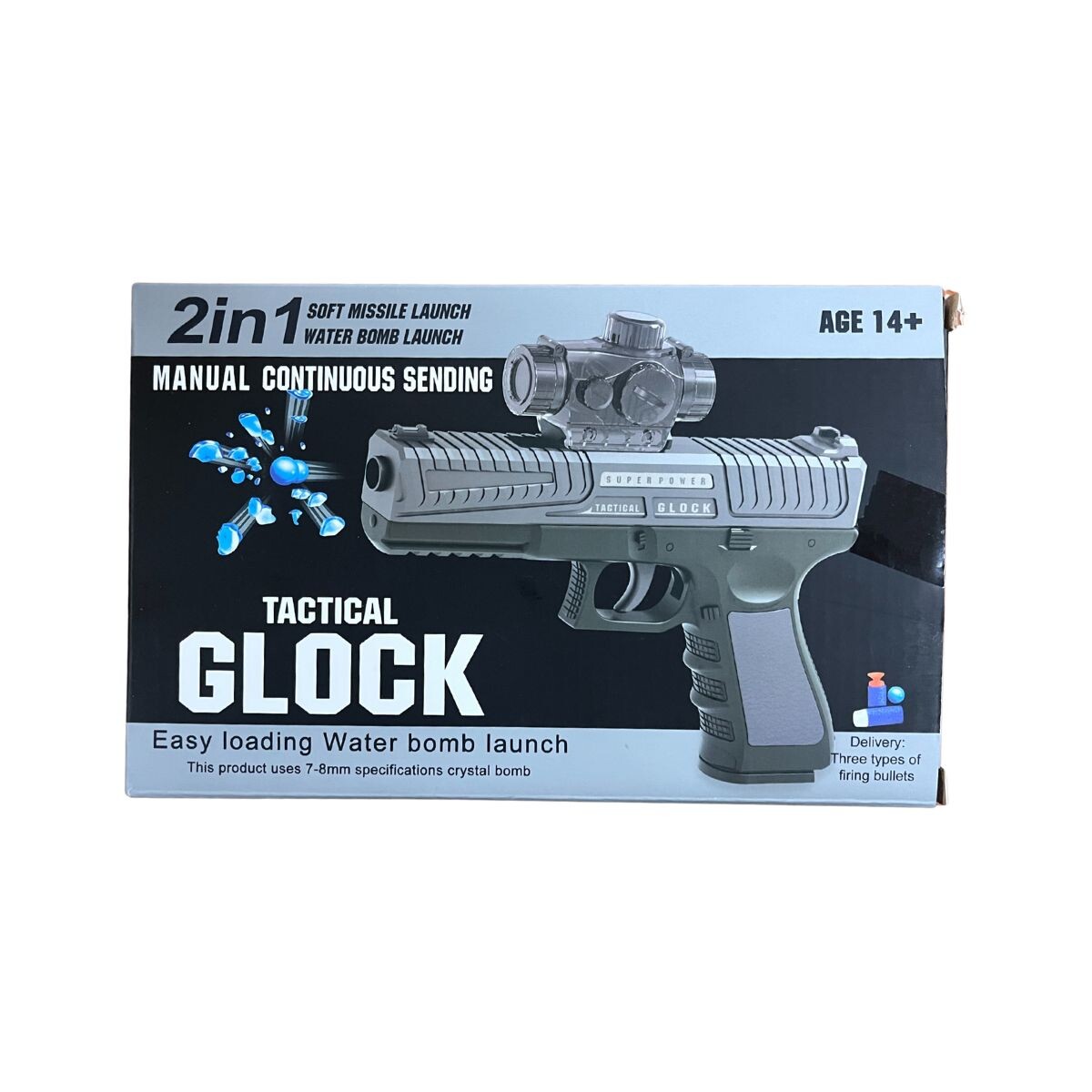 Pistola Glock de Biogel 