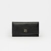 Billetera Cloe en cuero graneado Negro