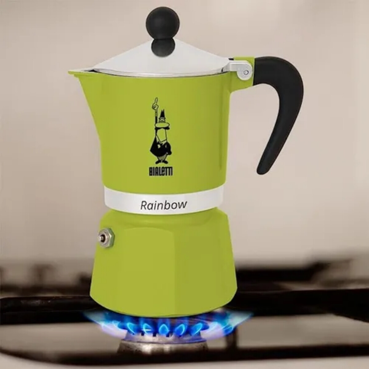 Cafetera Moka Rainbow Verde 130ml Bialetti 