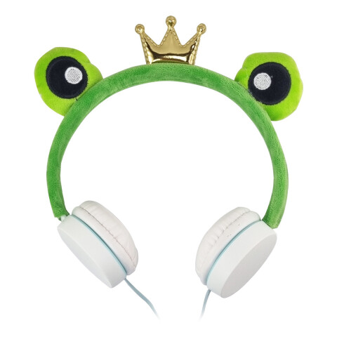 Auriculares Celular Vincha Animales Jack 3.5 Infantil Variante Rana