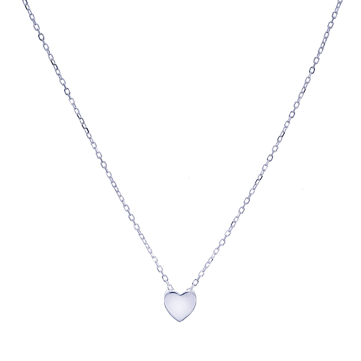 Conjunto de cadena de plata 925, CORAZON. 