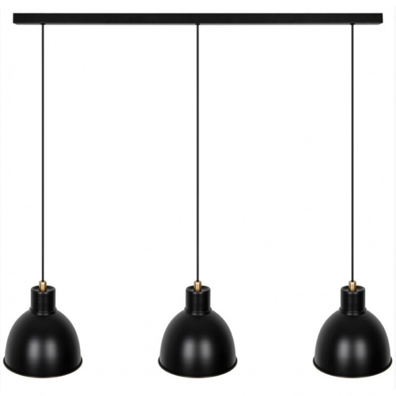ARTEFACTO COLGANTE DECORATIVO ALPHA X3 Lámpara Colgante Alpha X3 - Negro