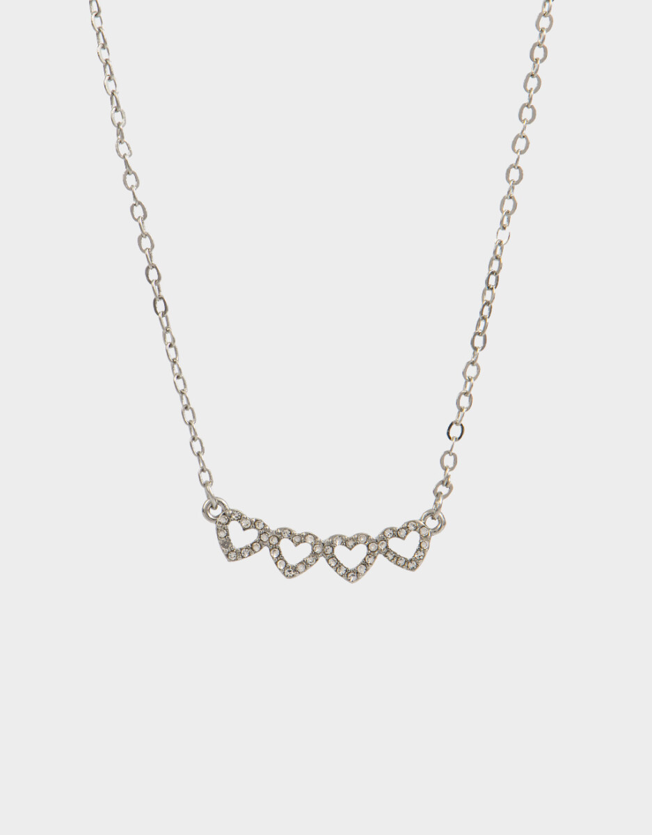 Collar Con Corazones 