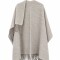Ruana Lana Merino Gris