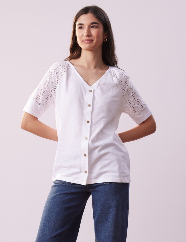 Blusa Broderie BLANCO